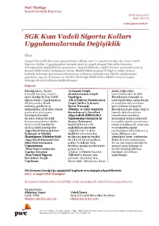 sosyal guvenlik duyurulari pwc turkiye