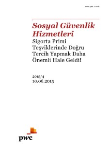 sosyal guvenlik makaleleri pwc turkiye